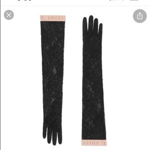 Gucci lace gloves